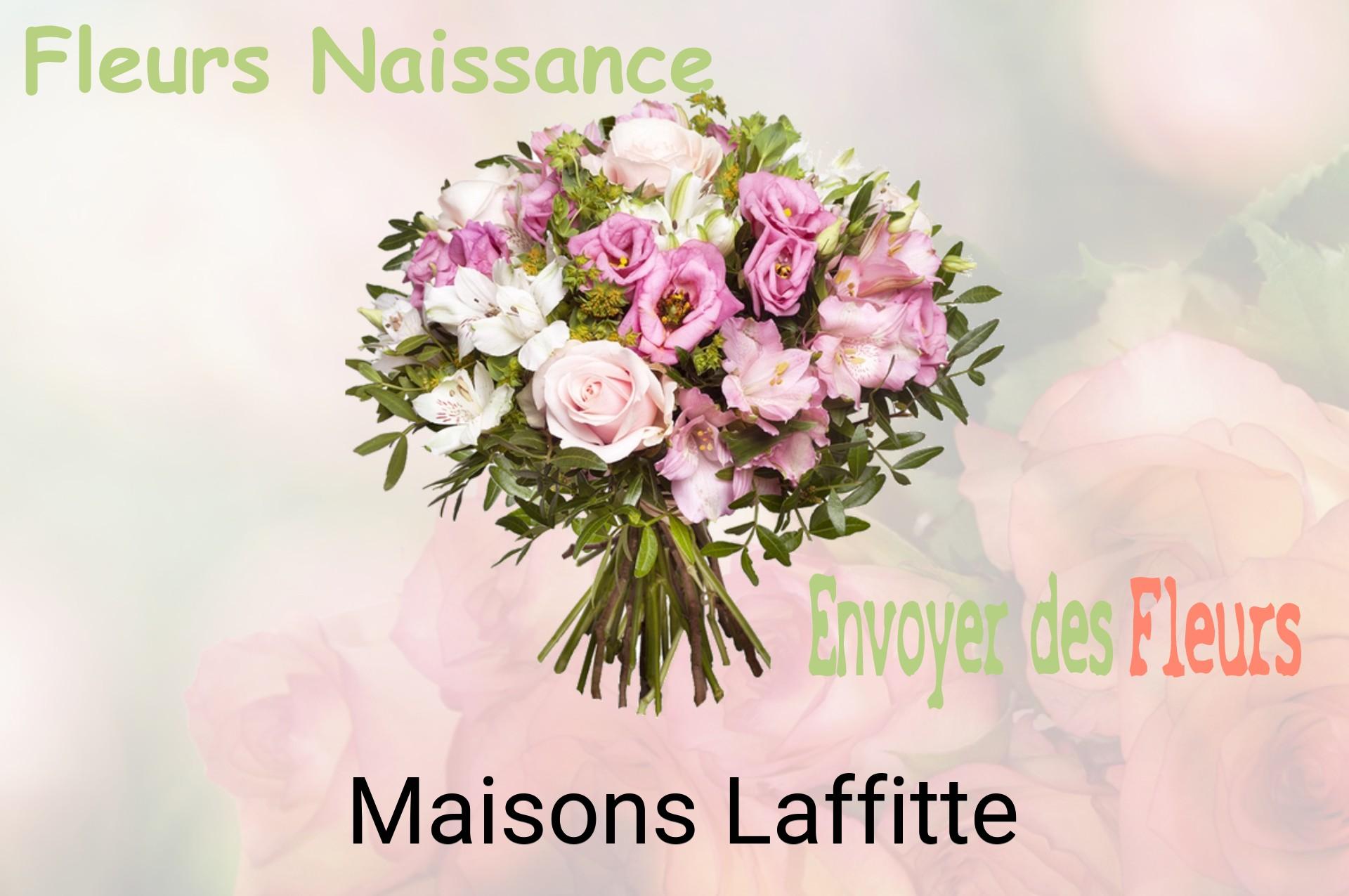 Bouquet de fleurs de naissance livré à Maisons-Laffitte